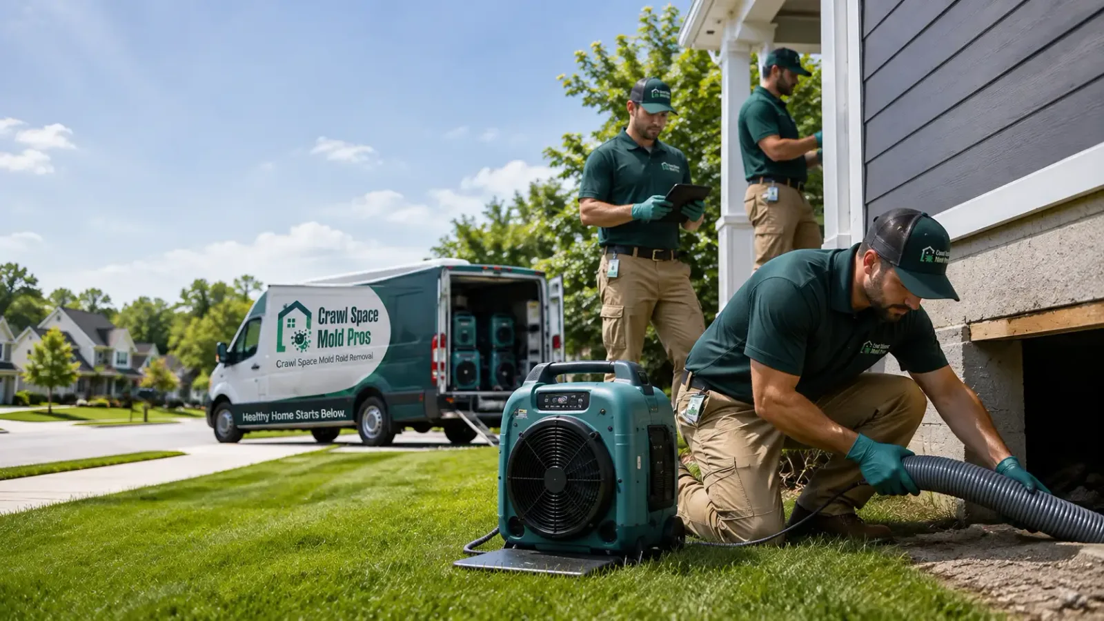 Crawl Space Mold Removal in Ramsey, IN